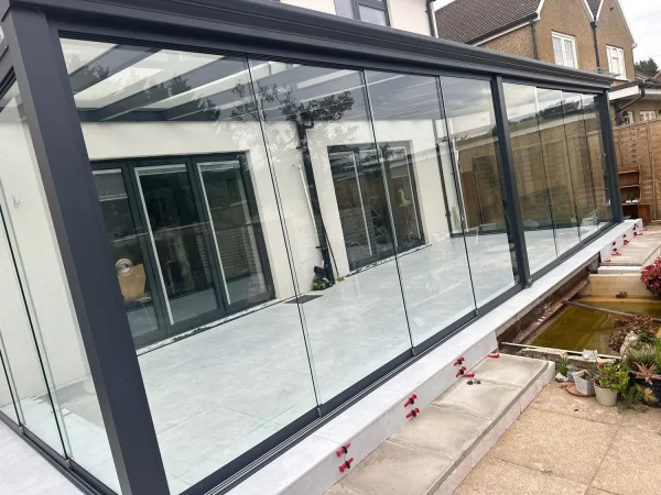 Skyline Aluminium Glass Room Pergola Veranda Extension - Image 14