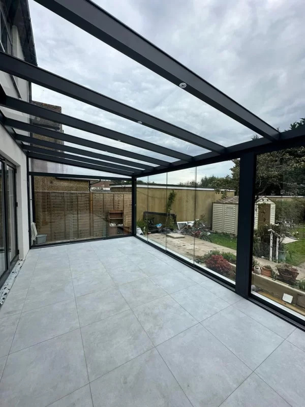 Skyline Aluminium Glass Room Pergola Veranda Extension - Image 11