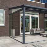 Deponti Bosco Aluminium Pergola Veranda Wall Mounted