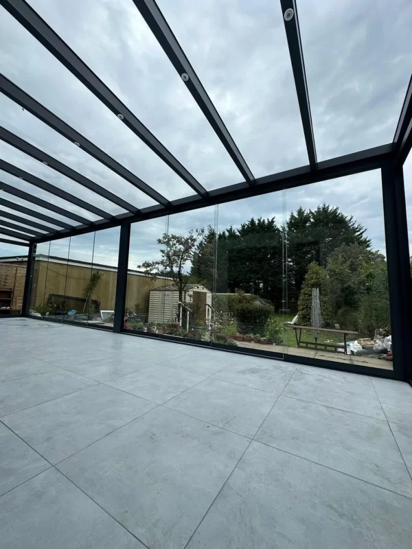 Skyline Aluminium Glass Room Pergola Veranda Extension - Image 13