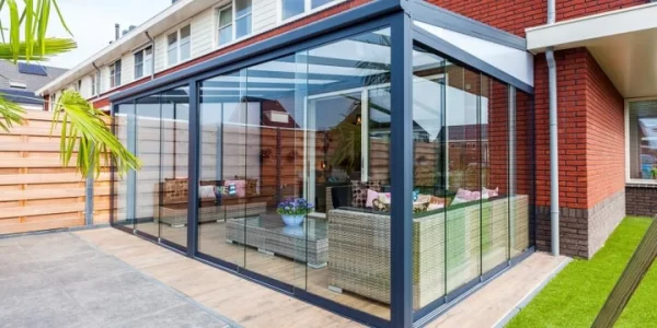 Skyline Aluminium Glass Room Pergola Veranda Extension - Image 10