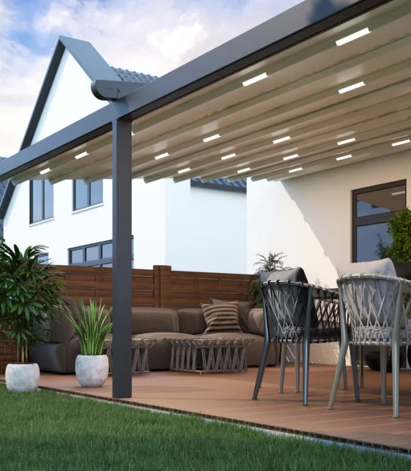 Deponti Verdeca Pergola Folding Roof 6m x3m